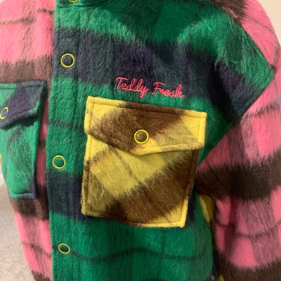Beautiful Plaid Colorful Shacket - NWT . Never worn - Picture 9 of 12